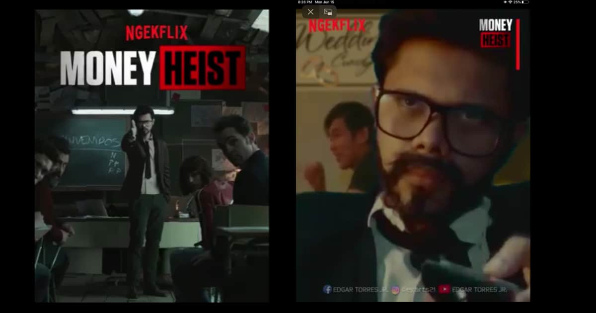 Creative netizen spoof the Professor in hilarious edited Money Heist video